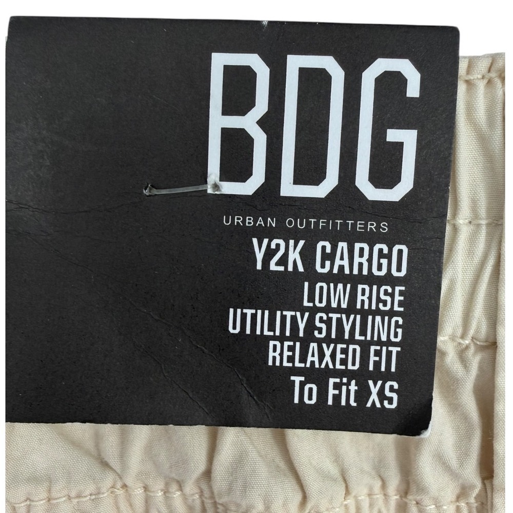 NWT BDG Urban Outfitters Women's Y2K Low Rise Cargo Pants Relaxed Fit Size XS - Picture 4 of 14